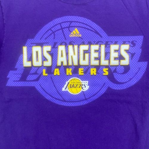 Camiseta Adidas de Los Angeles Lakers para mujer extra grande púrpura NBA baloncesto deportes - Imagen 4 de 15
