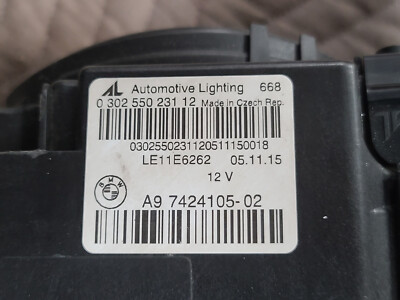 BMW M3 M4 4 Series Adaptive LED Complete Left Side Headlight OEM  