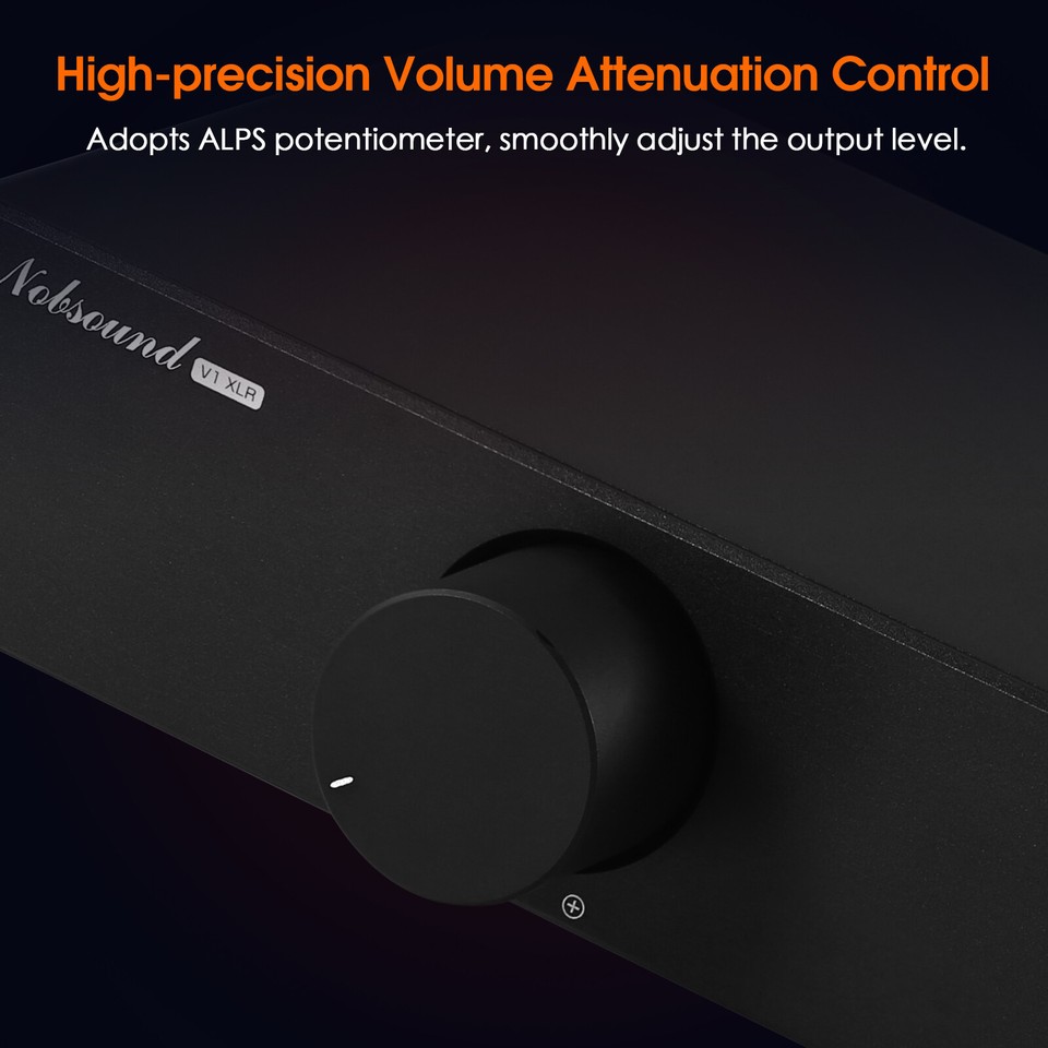 HiFi Mini RCA / XLR Passive Preamp Volume Control Variable Audio ...