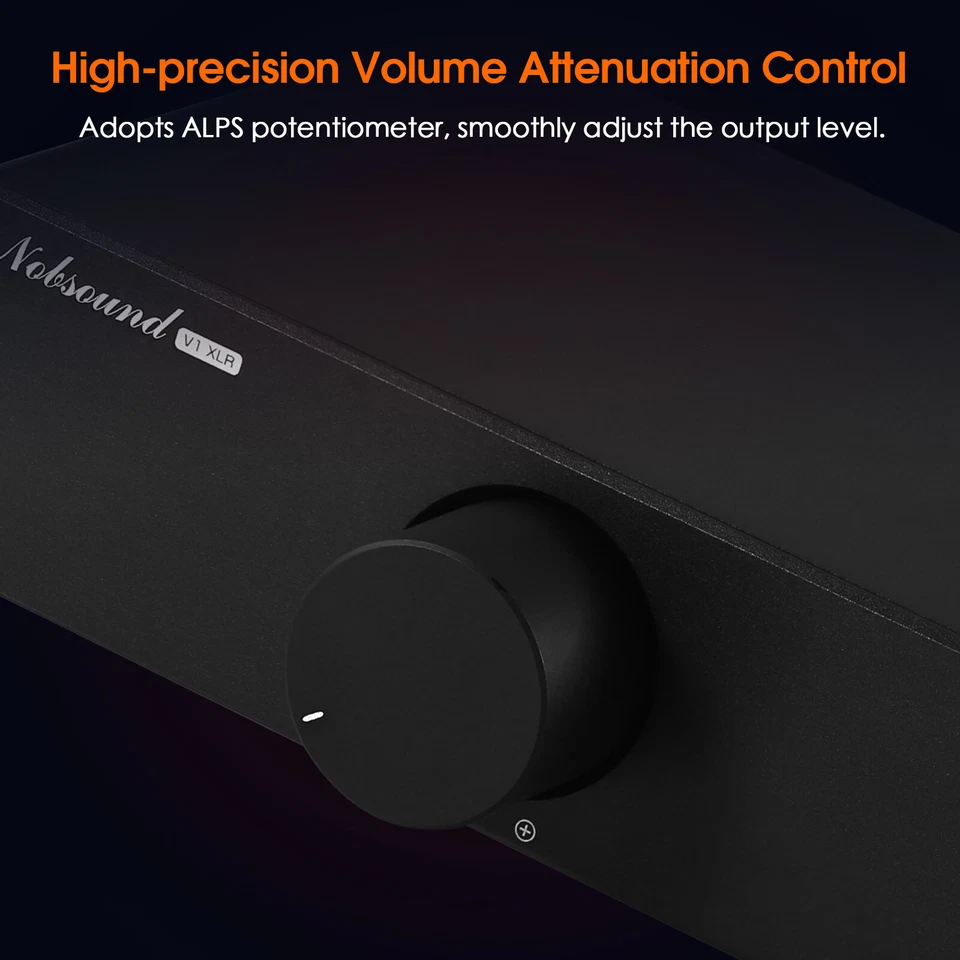 HiFi Passive Preamp Volume Attenuator RCA/XLR Stereo Audio Volume Controller - Image 4 of 4