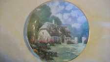 Stonegate Cottage Collectors Plate by Thomas Kinkade Garden Cottages of England