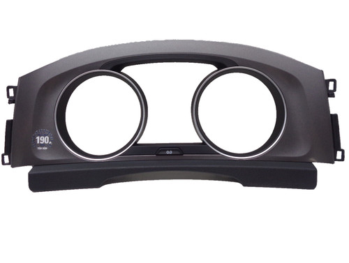 VW Golf 7 5G Tachoblende Tachoverkleidung Dekor Dark Silver Seidenmatt 5G0857059