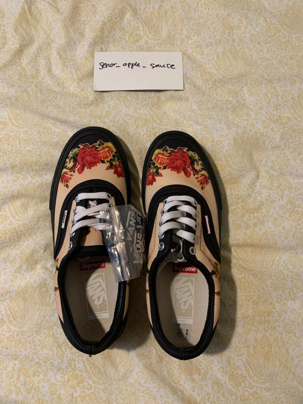 VN0A45JAT5S - Colab Vans Authentic Military Womens Chino - Colab Vans  Supreme x Jean Paul Gaultier x Era Pro 'Burgundy