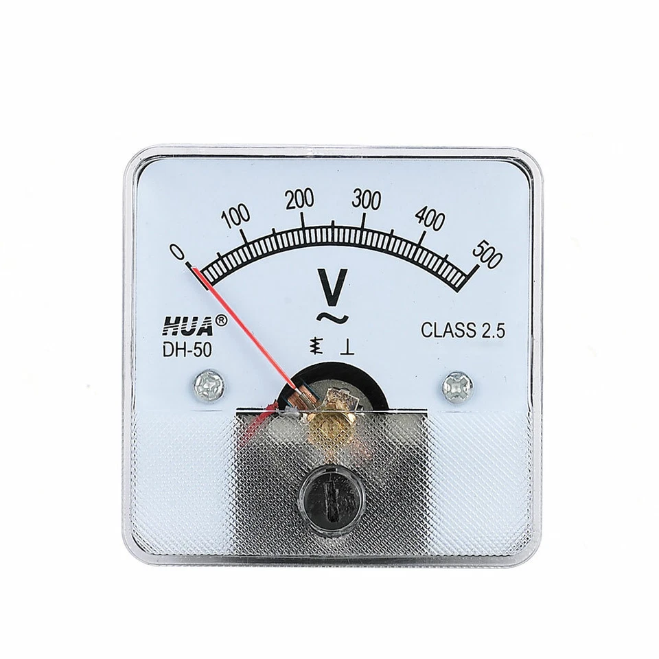 Voltmeter Amperemeter DC Analog Spannungsmesser Strommesser 0~1-50A,0~300-500V - Bild 2 von 4
