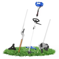 BADGER String Trimmer 4 in 1 Combo 26cc Multi Tool Trimmer Set wih Edger Hedge