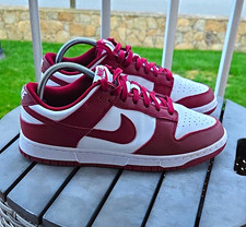 Nike Dunk Low Mens Burgundy/White Colorblock ...