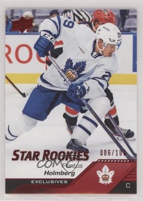 2022 Upper Deck AHL Star Rookies Exclusives 6/100 Pontus Holmberg Rookie RC 0m9z