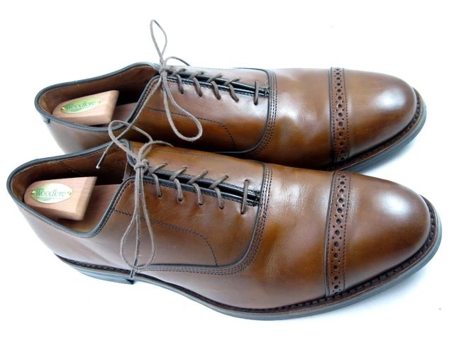 Allen Edmonds "Fifth Avenue" Cap-Toe Oxfords 12 E Dark Chili DAINITE SOLES(618N) - Image 3 of 4