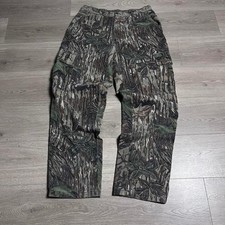 Vintage 90s Spartan Realtree Camo Cargo Pants Straight Leg USA Made