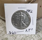 1942 Liberty Walking Half Dollar 50C 0.9 Fine Silver Philadelphia