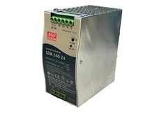 ‎MEAN WELL SDR-240-24 24Vdc 10A DIN Rail Power Supply PFC Peak Current 24V 10A