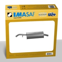 Imasaf ESD Auspuff Endtopf für Citroen C2/C3 1.1/1.1I 44KW, EndschalldäMpfer