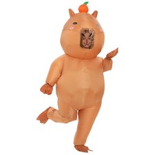 XYJKIDSES Inflatable Capybara Costume Kids Halloween Kid kid, Brown
