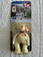 TY BEANIE BABY MAPLE THE BEAR McDONALDS RARE ERRORS 1993 OAKBROOK RETIRED