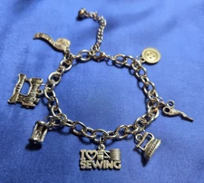 Sewing Charm Bracelet