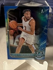 2021-22 Bowman University - Isaiah Mobley #67 Blue Refractor /199 (RC)