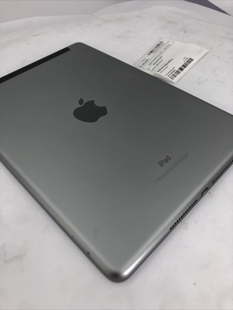 Apple iPad 6th Gen, 32GB, Wi-Fi+ Cellular, Space Gray