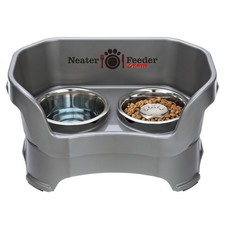 Neater Feeder Deluxe Mess Proof Dog Bowls Elevated for Medium Sized Breeds  821