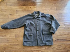 Stormy Kromer Mercantile Mackinaw Wool Coat Men’s Size 48 Vintage USA