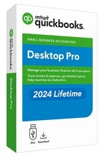 Intuit QuickBooks Desktop Pro Plus 2024 Lifetime Key USB Drive USA