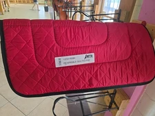 Abetta REVERSIBLE HORSEWARE QUILTED Red/Black SADDLE PAD 122321RDBK