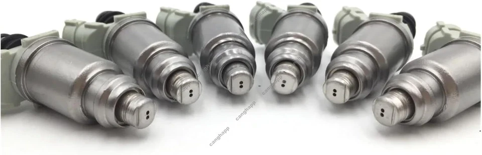 Inyector de combustible 6 piezas para Mitsubishi Pajero V20 3,0 L Montero 1995-1996 Foto 3 de 4