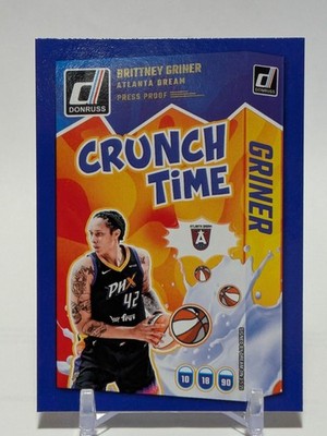 2025 Donruss WNBA Crunch Time Press Proof Blue #14 Brittney Griner