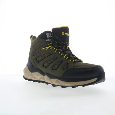 Hi-Tec Valley Geo Mid Hiker non spécifié pour hommes en mesh vert - Photo 1/4