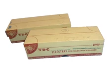 Vintage TDC Slide Tray For Selectron Changer w/ Box Camera Photo Slide Lot of 2