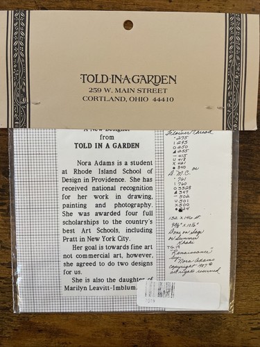 Told In A Garden Cross Stitch Pattern Lot of 10 Amish Home Country People Kids - Picture 13 of 21
