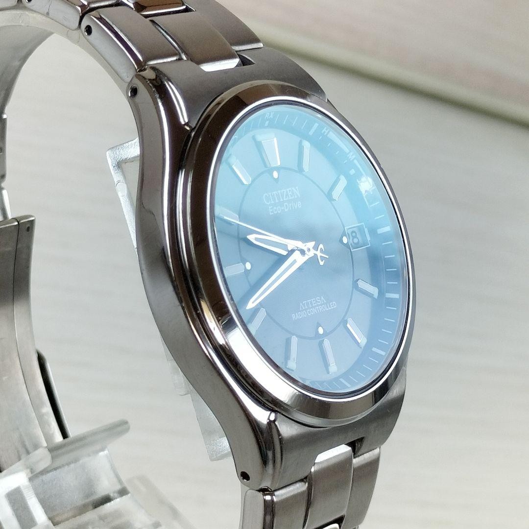 Citizen Attesa H110 T011331 Titanium Solar Radio Wristwatch Mens