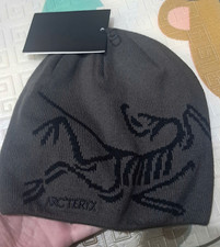 Arc'teryx Bird Head Toque Beanie Merino Wool Dark Grey Orca Winter Cozy - NWT