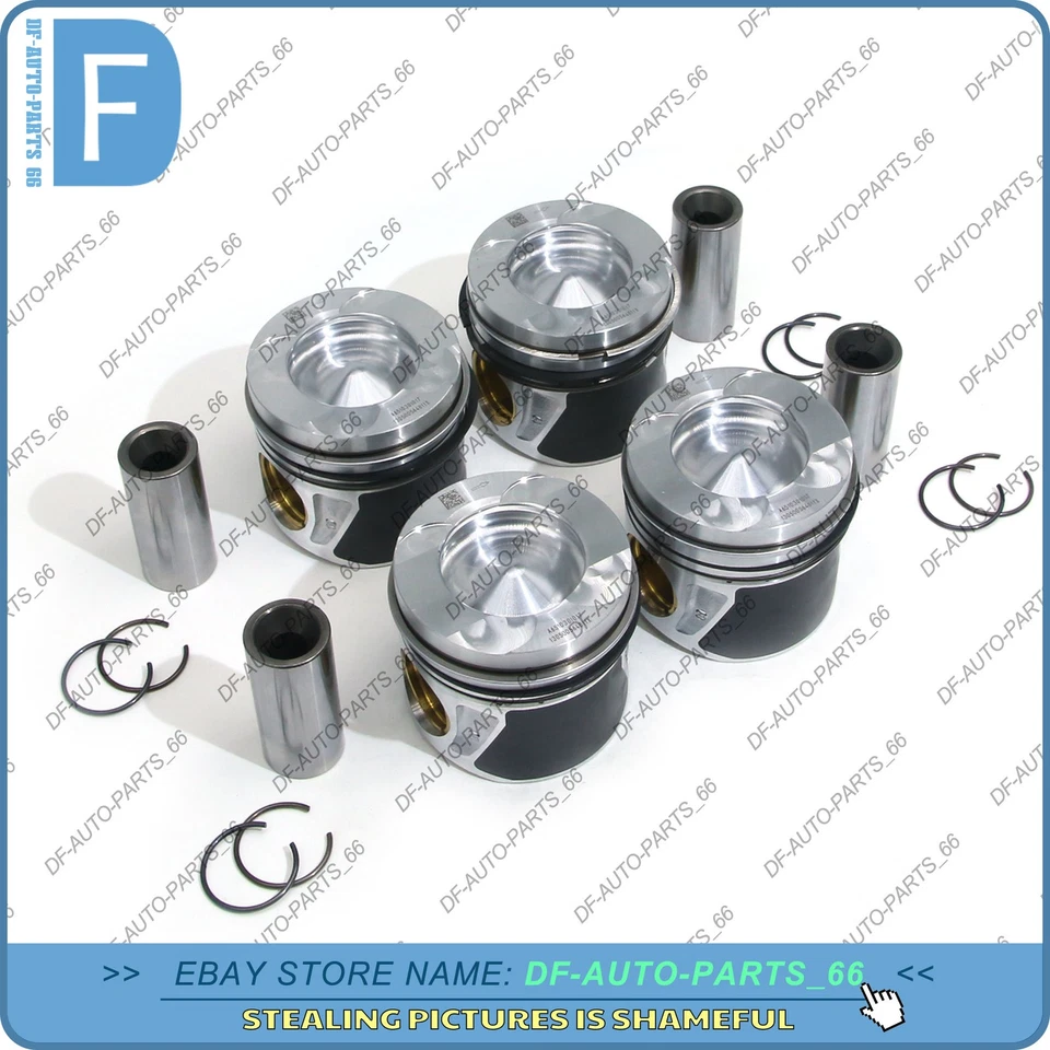 Комплект из 4 поршней STD для Mercedes-Benz W205 C220 W204 CDI Sprinter Vito OM651 2,1 л - Изображение 3 из 4