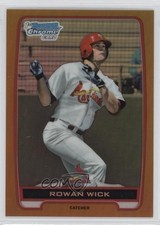 2012 Bowman Draft Chrome Picks Gold Refractor 38/50 Rowan Wick #BDPP76 3q5