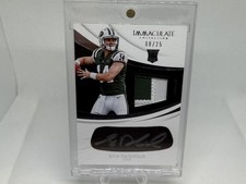 2018 Panini Immaculate NFL Rookie Eye-Black Patch Auto Sam Darnold /25!