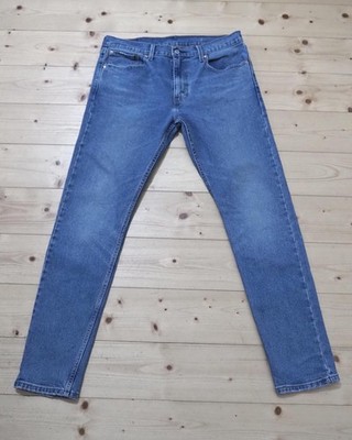 Levi's 512 Herren Jeans Hose W33 L32 Slim Taper Fit S451