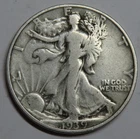 1939-S Walking Liberty Half Dollar 50c Coin - San Francisco - 90% Silver