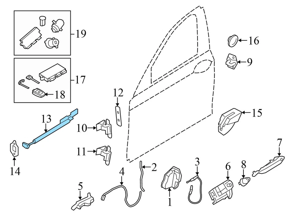 BMW 740LI XDRIVE 2013-2015 - Freno de puerta delantera izquierda / parada 7177615 Foto 3 de 4