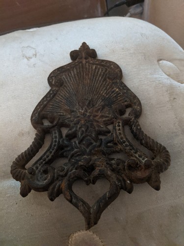 cast iron heart trivet