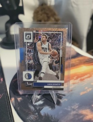 JERSEY#2022-23 Panini Donruss Optic LUKA DONCIC Copper Glitter Prizm 77/99 #160