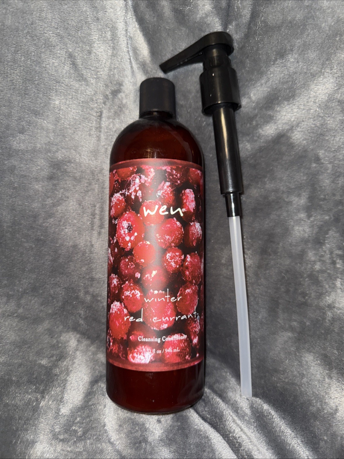 Sealed Wen Winter Red Currant 32oz Cleansing Conditioner by Chaz Dean With Pump