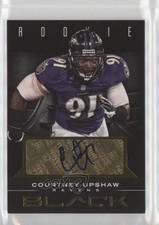 2012 Panini Black Rookie Gold Signatures /99 Courtney Upshaw #121 Auto 0zp0