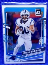 2023 Donruss Optic Chuba Hubbard #27 Carolina Panthers
