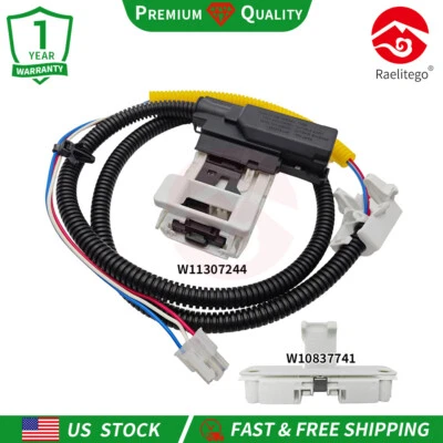 RAELITEGO W11307244 Whirlpool Washer Door Lid Lock Switch Strike W10837741 Maytag Latch