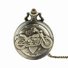 MOTORCYCLE POCKET WATCH Cool Exquisite Watch..