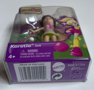 2011 Polly Pocket Kerstie Doll Golf Club And Golf Ball Mattel