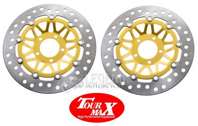 Tourmax Bremsscheiben vorne x2 Suzuki RGV250 GSXR400 Made in Japan -- C5-10 x2