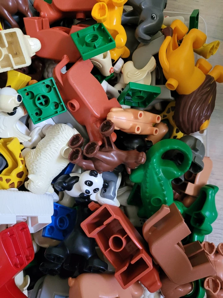 LEGO DUPLO 1 KG Konvolut Starter Set - Steine Sondersteine Fahrzeuge Tiere UVM - Bild 4 von 4