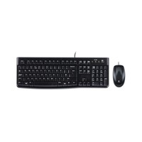 Logitech MK120 Desktop Tastatur Maus Usb Spritzwasserschutz Usb
