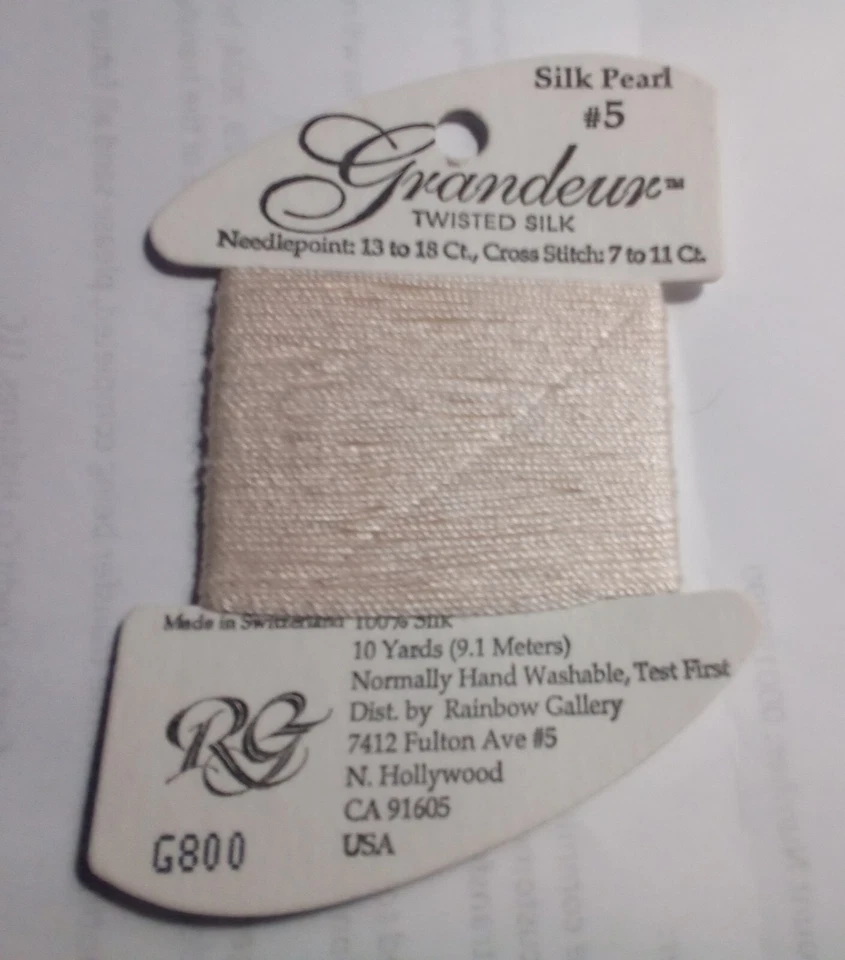 Atualizado! Fios Rainbow Gallery - Grandeur Silk perle #5 - Imagem 4 de 4